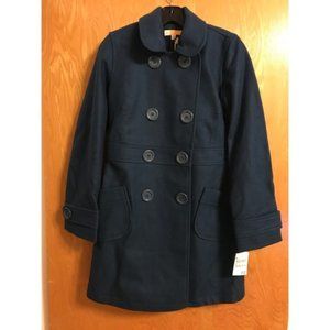 Nordstrom Tulle | Blue Coat with Polka Dot Lining M